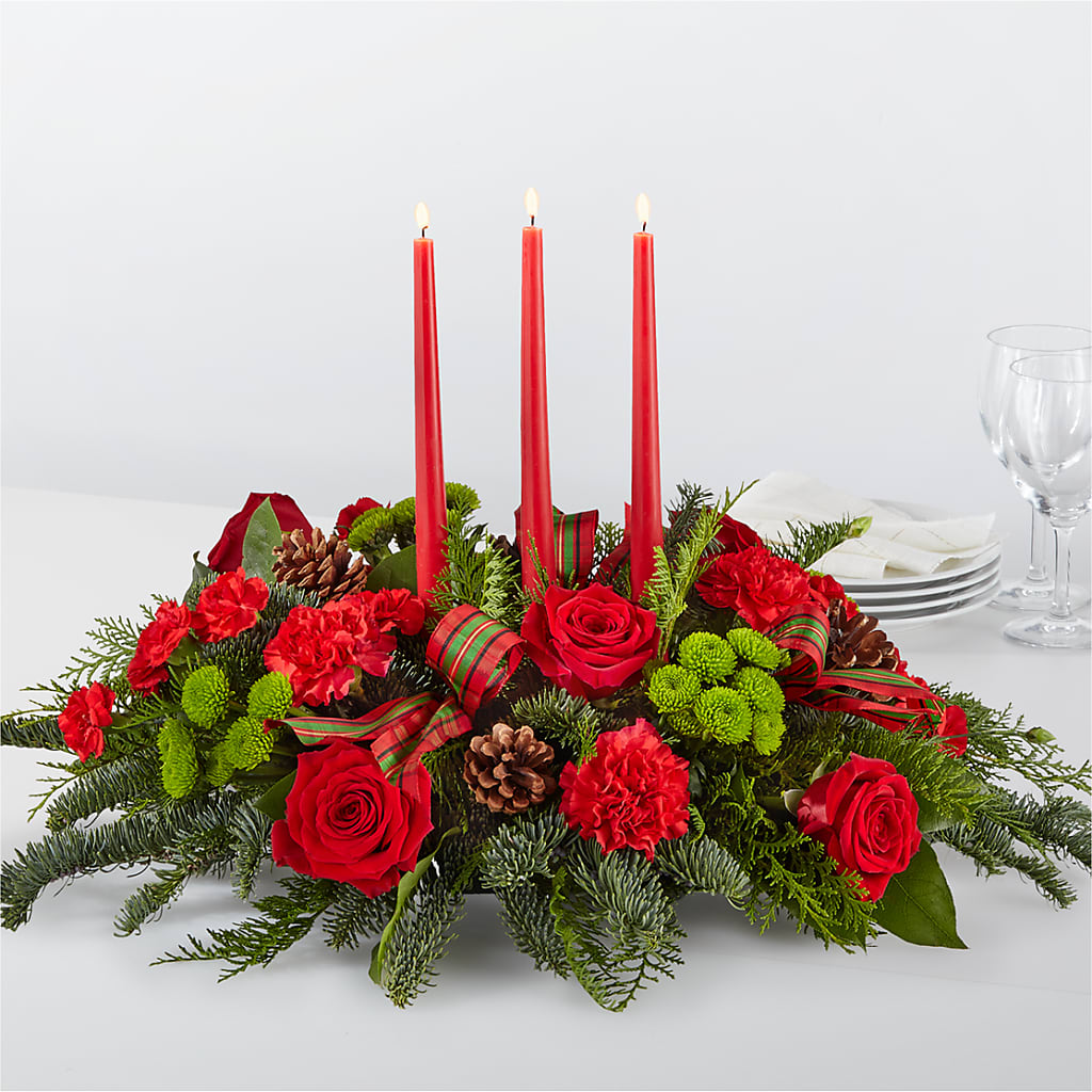 By the Candlelight Centerpiece – Petal Palace, Lamesa TX