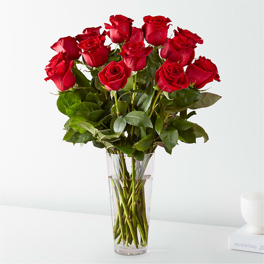 Long Stem Red Rose Bouquet – Petal Palace, Lamesa TX