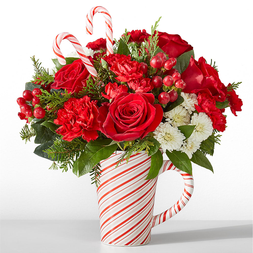 Peppermint Swirl Mug – Petal Palace, Lamesa TX