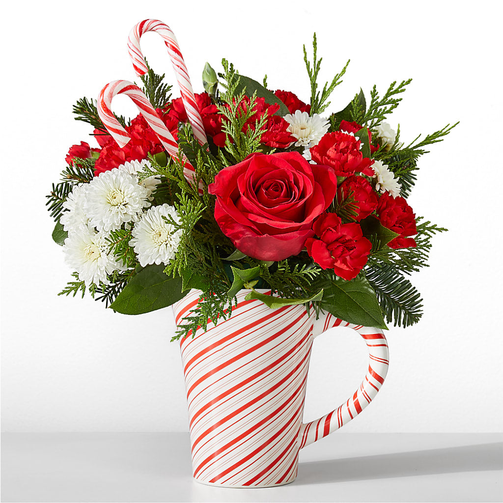 Peppermint Swirl Mug – Petal Palace, Lamesa TX