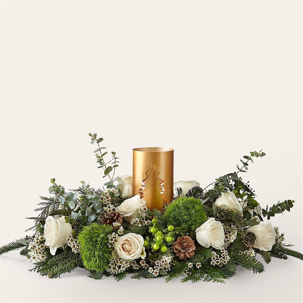 Chestnuts Roasting Centerpiece – Petal Palace, Lamesa TX
