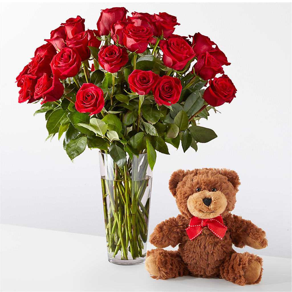Romantic Long Stem Red Rose Bouquet Bundles – Petal Palace, Lamesa TX