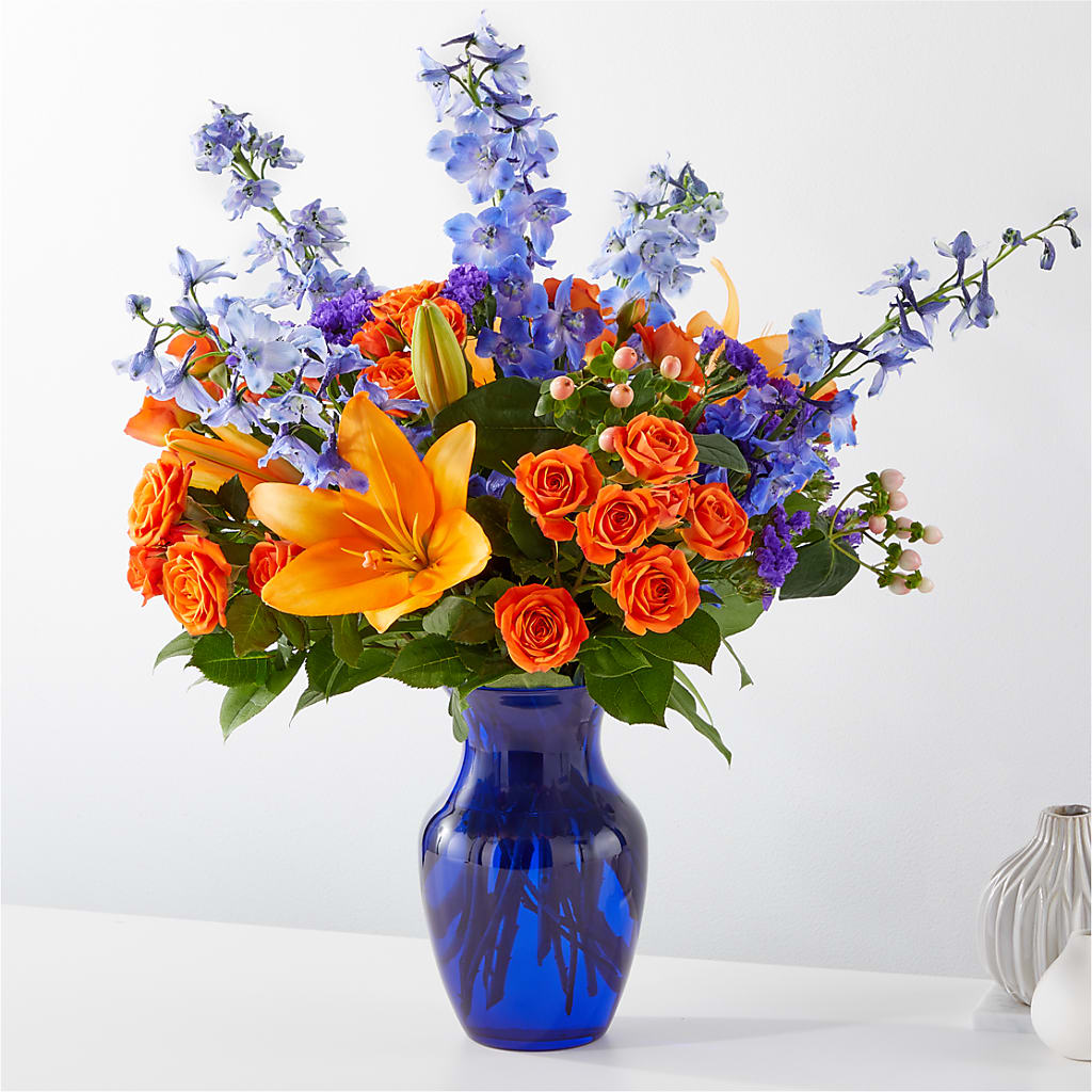 Radiant Citrus Bouquet – Petal Palace, Lamesa TX