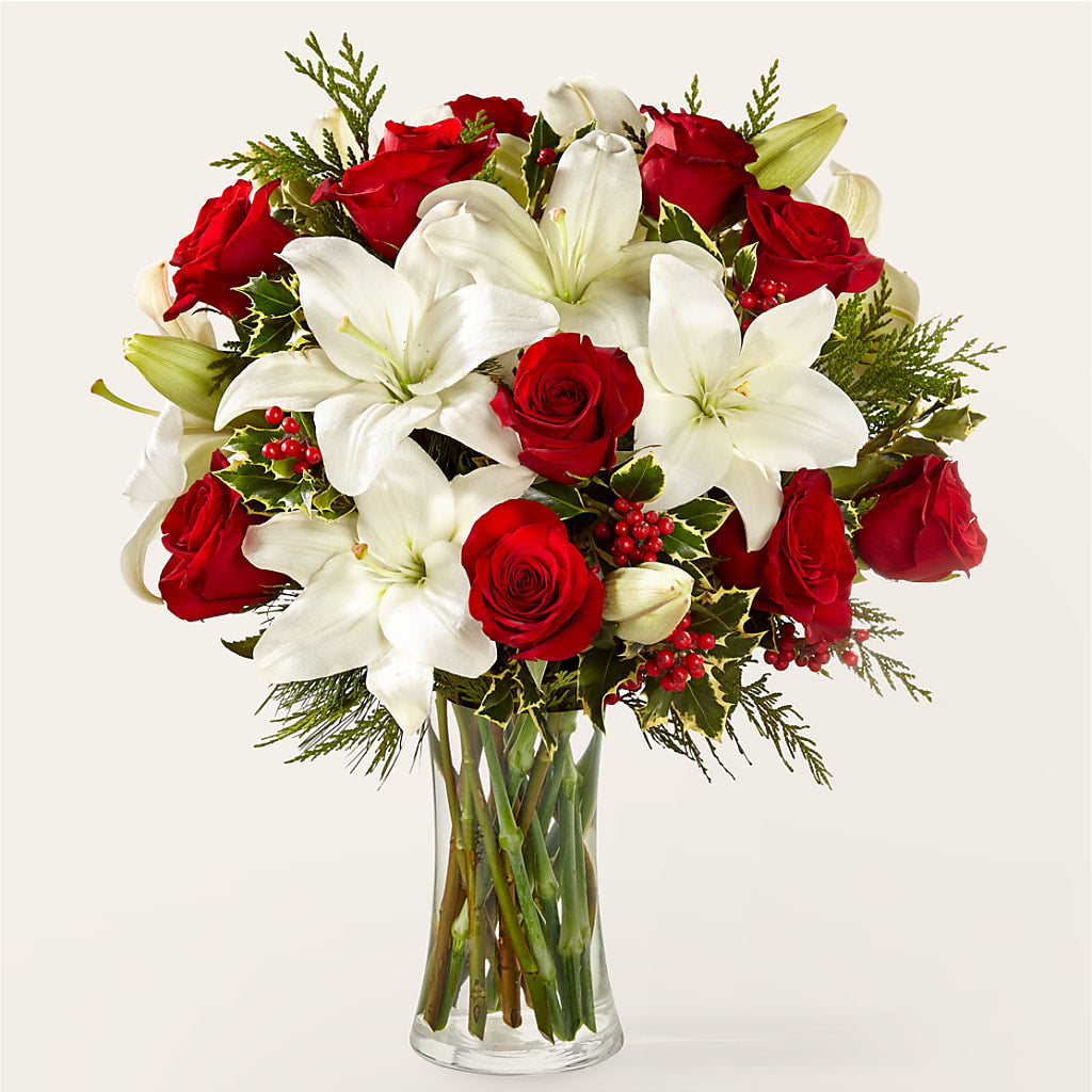 Sparkling Snowflakes Bouquet – Petal Palace, Lamesa TX