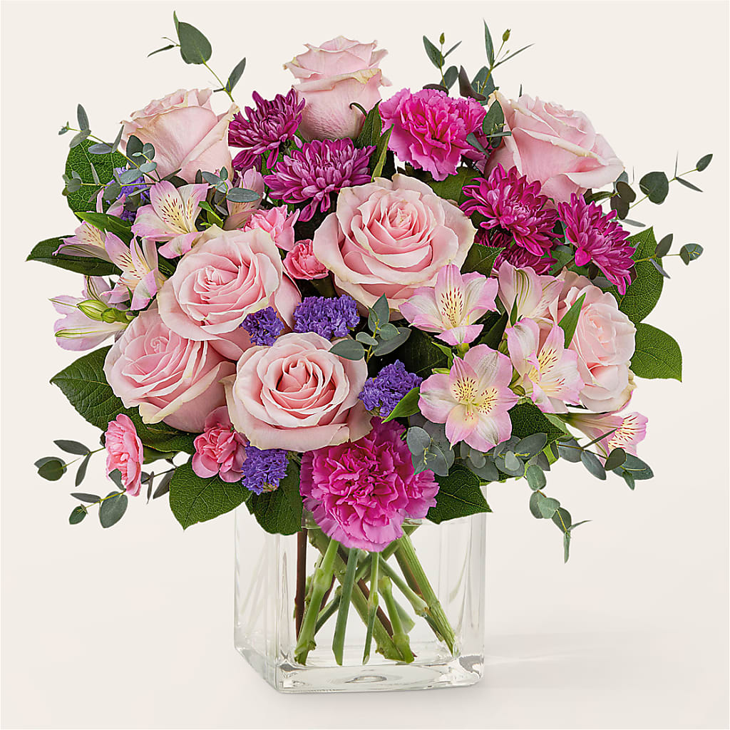 Rosy Radiance Bouquet – Petal Palace, Lamesa TX