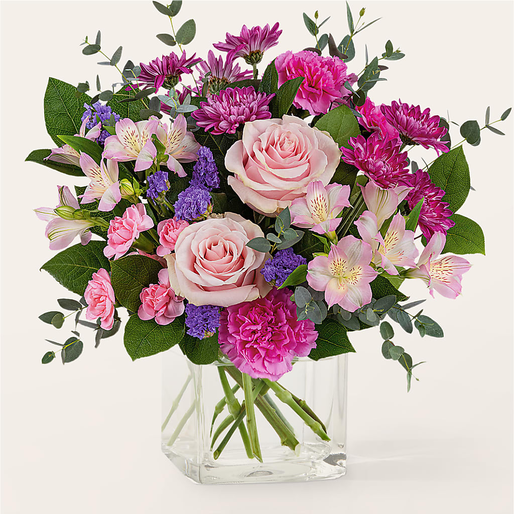 Rosy Radiance Bouquet – Petal Palace, Lamesa TX