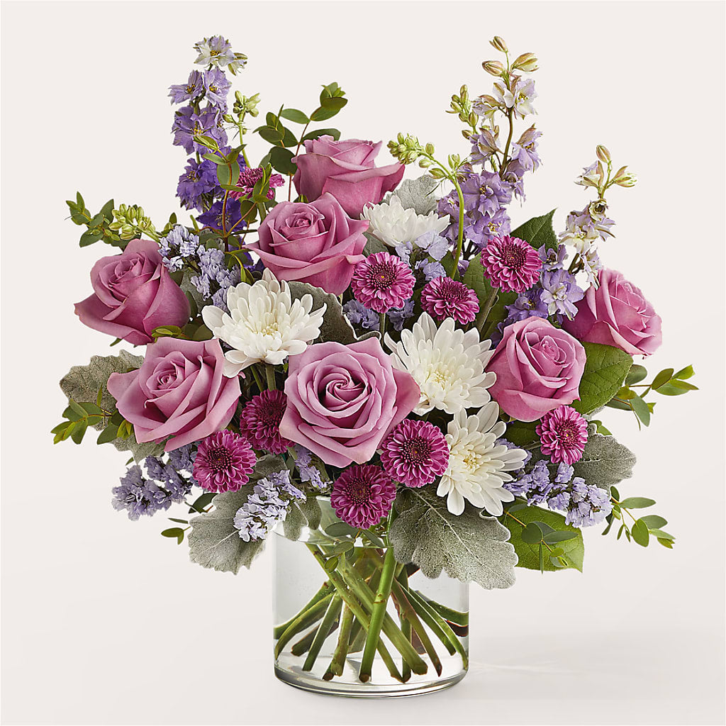 Violet Frost Bouquet – Petal Palace, Lamesa TX