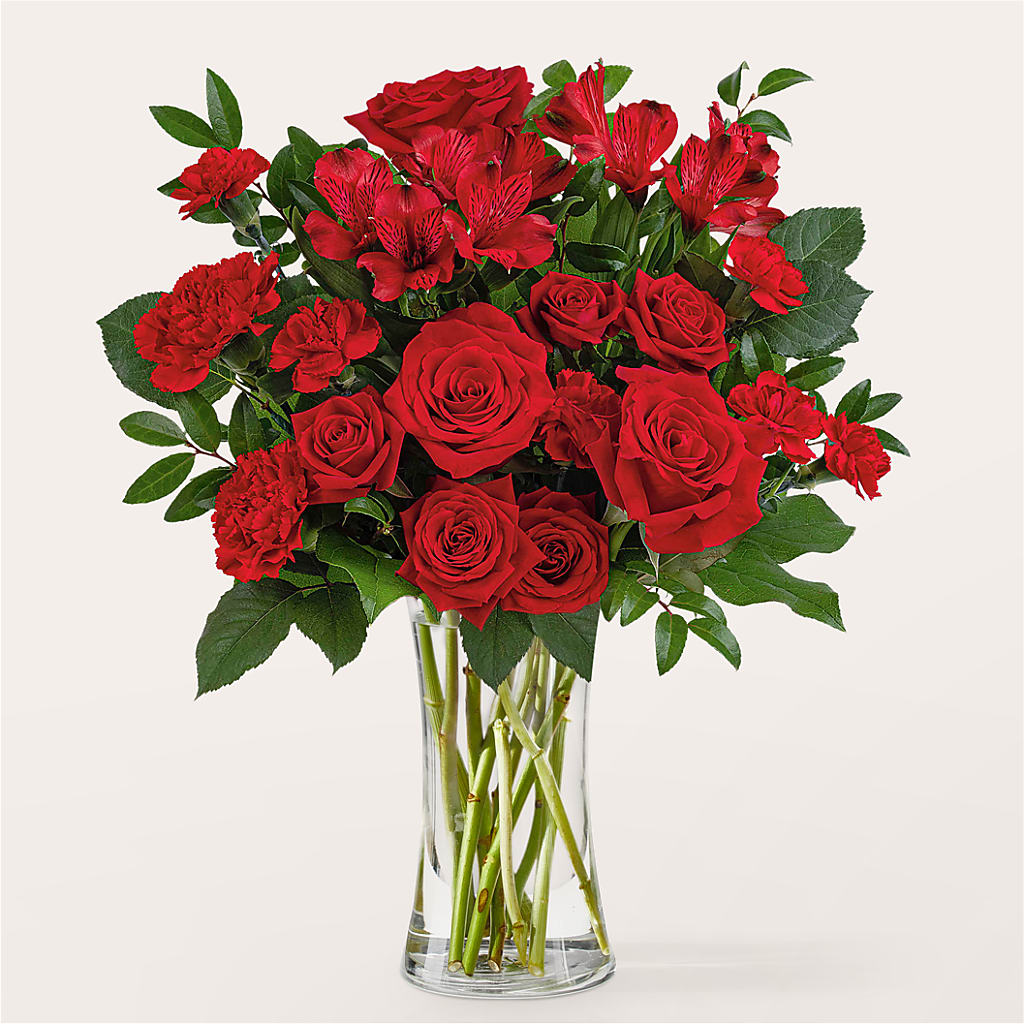 Brilliant Ruby Bouquet – Petal Palace, Lamesa TX