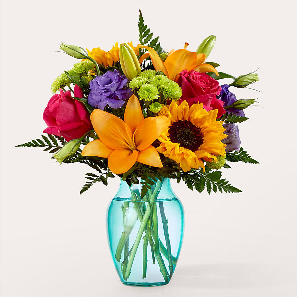 Double Rainbow Bouquet – Petal Palace, Lamesa TX