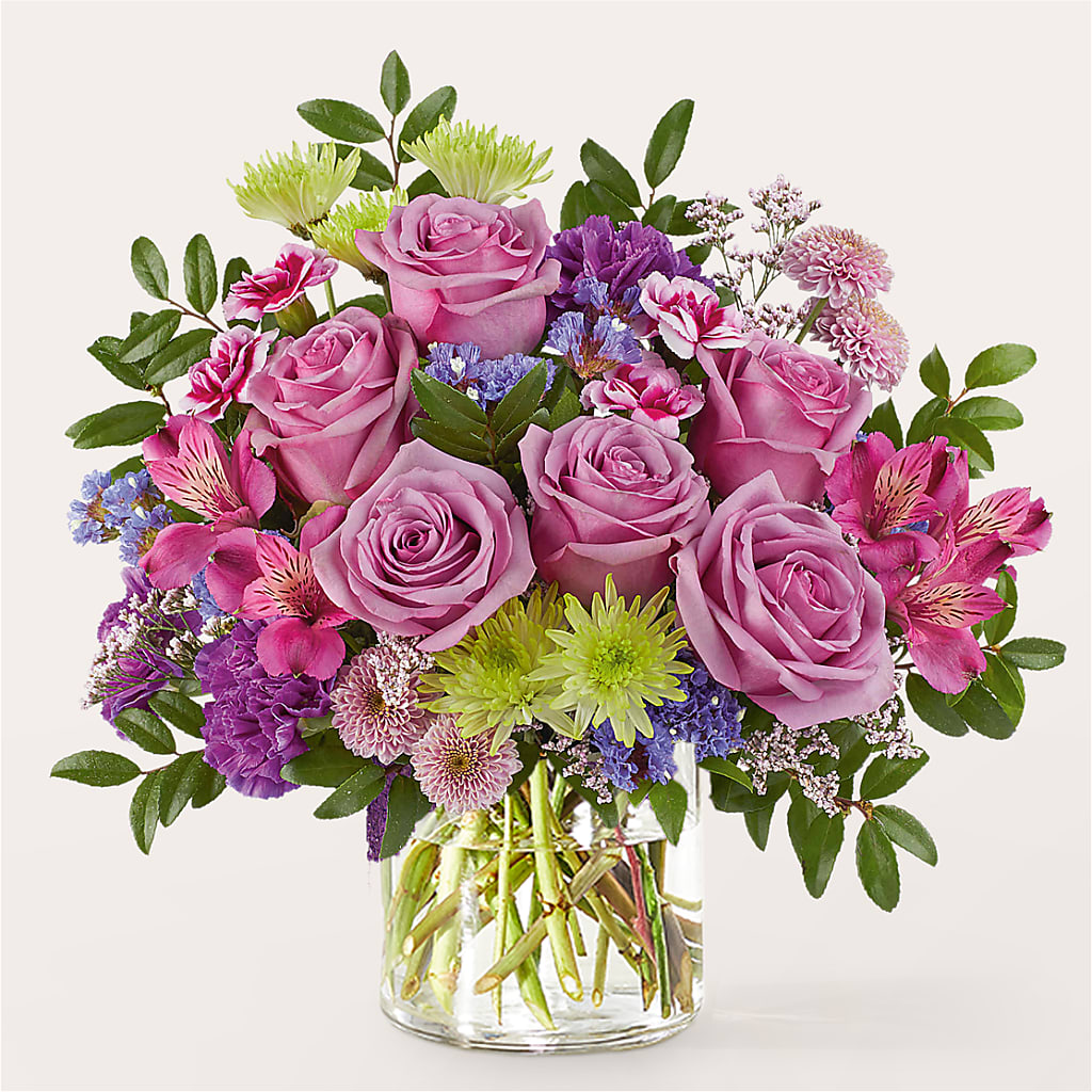 Glass Half Full Bouquet – Petal Palace, Lamesa TX