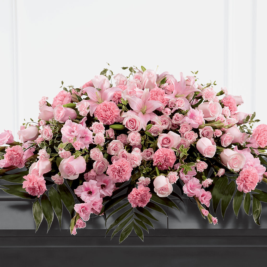 Garden of Comfort Casket Spray (Standard) – Petal Palace, Lamesa TX