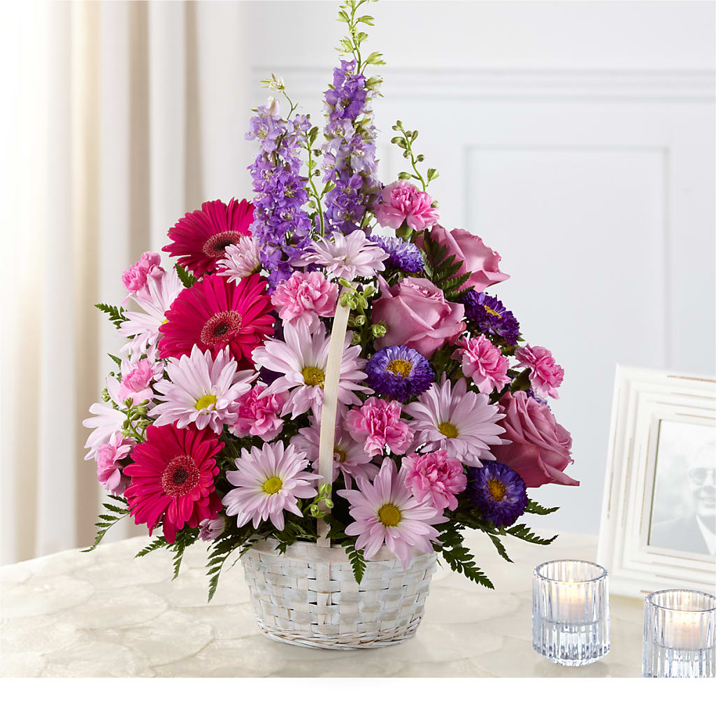 Pastel Peace Basket – Petal Palace, Lamesa TX