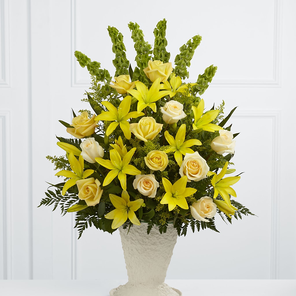 Golden Memories Arrangement – Petal Palace, Lamesa TX
