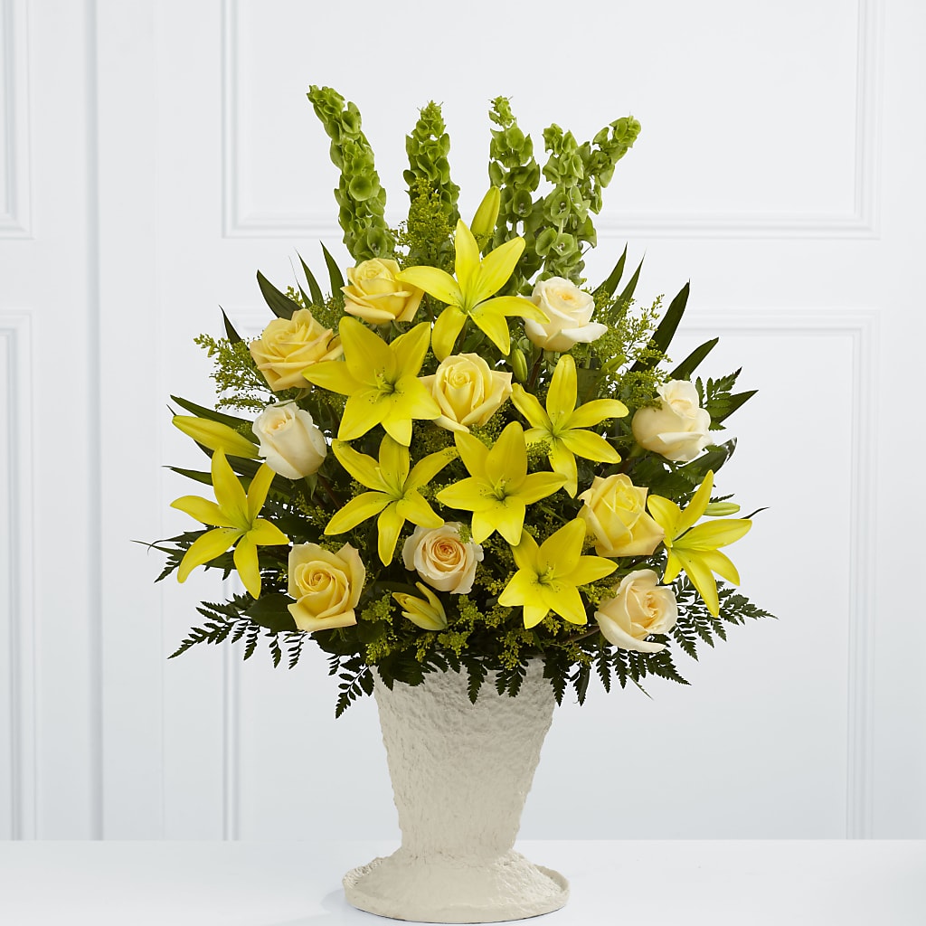 Golden Memories Arrangement – Petal Palace, Lamesa TX