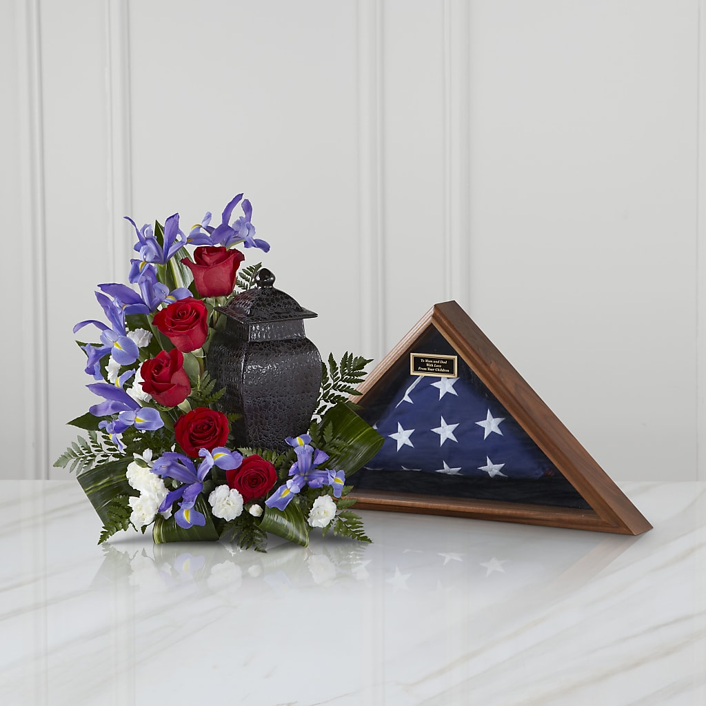Patriotic Tribute Arrangement – Petal Palace, Lamesa TX