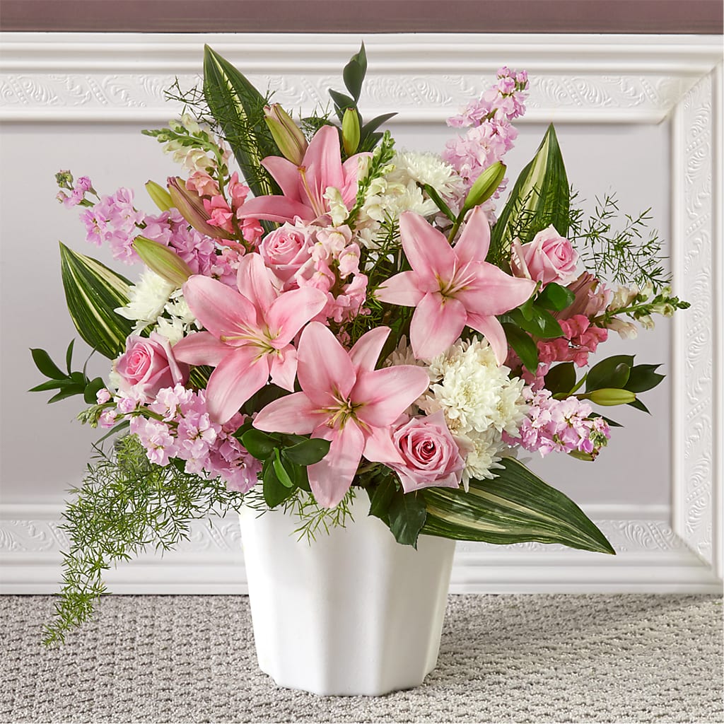 Simply Serene Floor Basket – Petal Palace, Lamesa TX