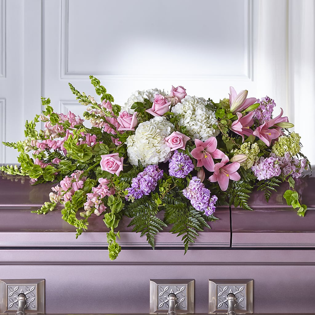Life's Gratitude Casket Spray – Petal Palace, Lamesa TX