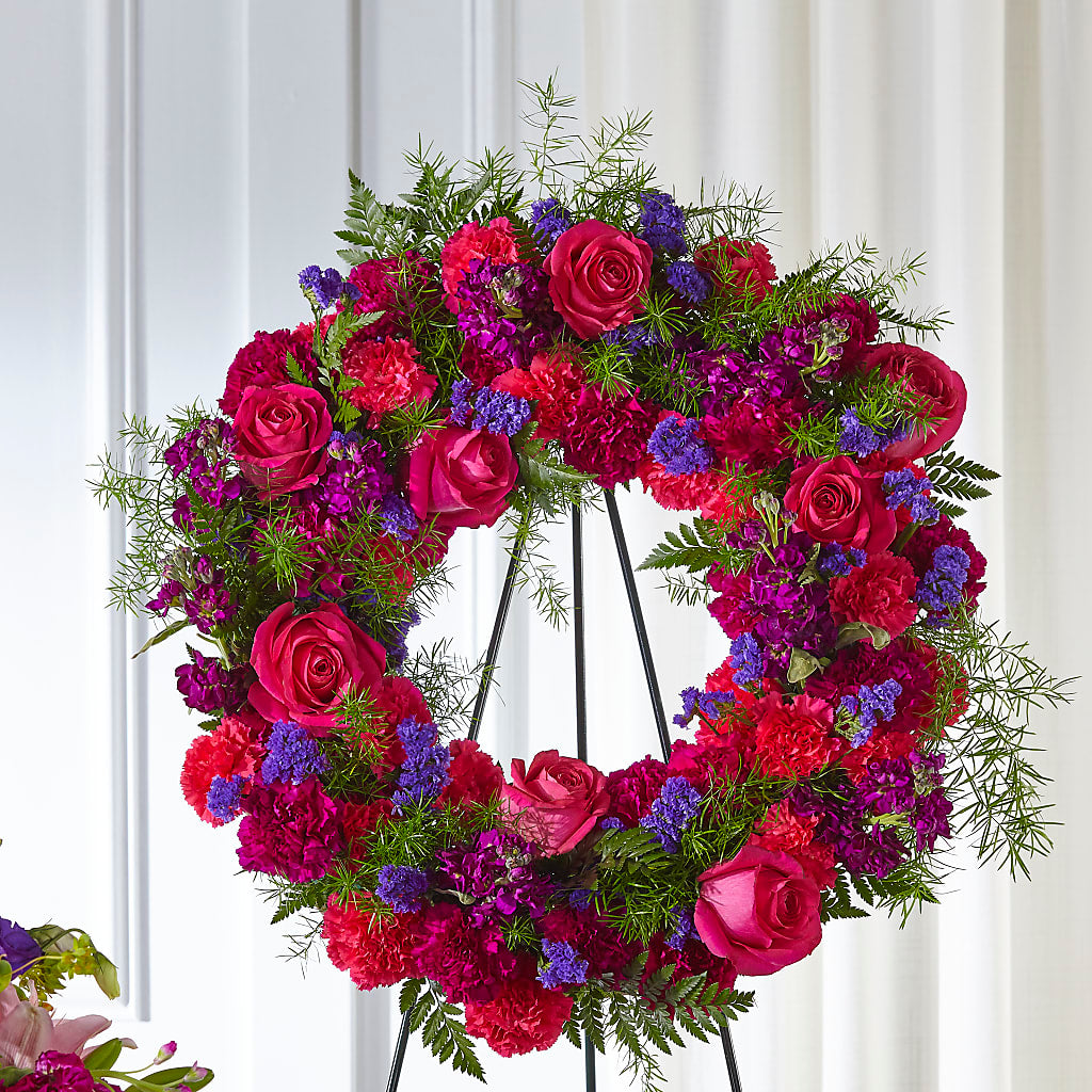 Calming Colors Wreath – Petal Palace, Lamesa TX