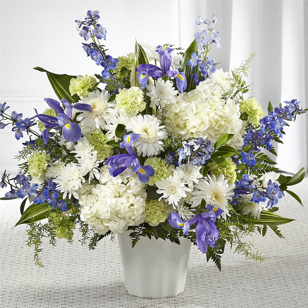 Soft Serenity Floor Basket – Petal Palace, Lamesa TX