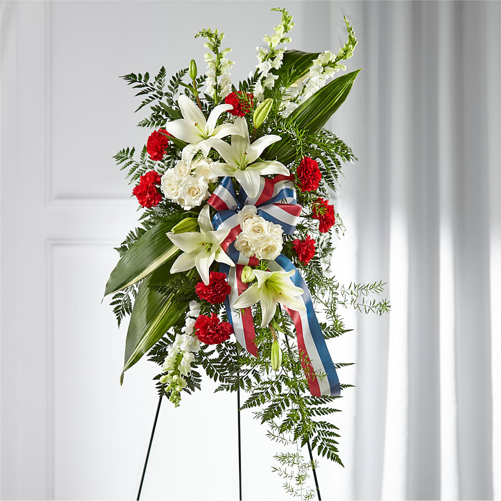 Stars of Life Standing Spray – Petal Palace, Lamesa TX