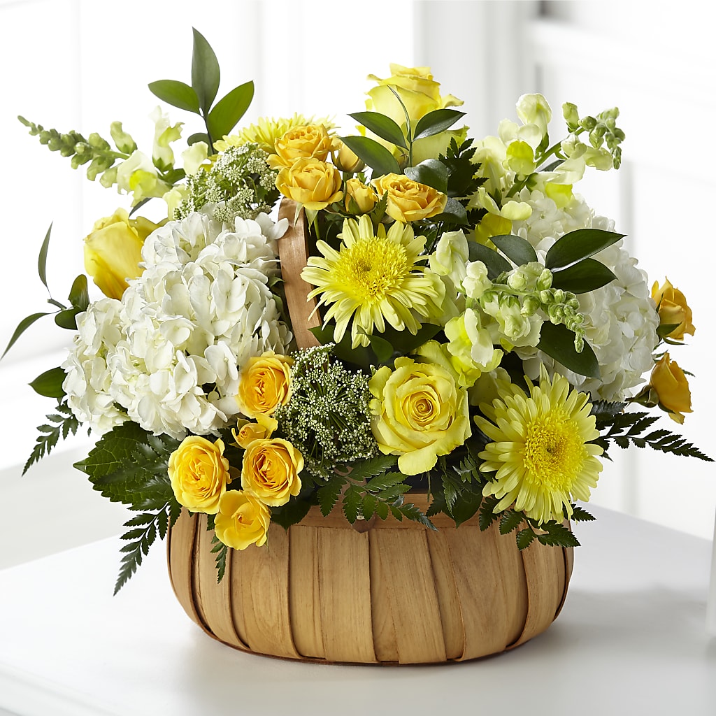 Rustic Remembrance Basket – Petal Palace, Lamesa TX