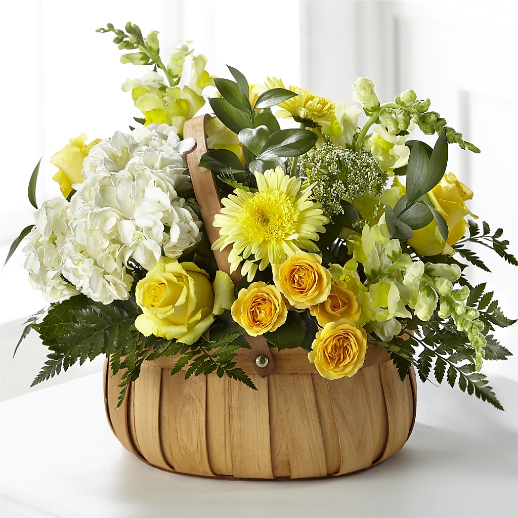 Rustic Remembrance Basket – Petal Palace, Lamesa TX