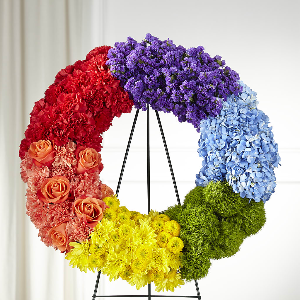 Circle of Love Wreath – Petal Palace, Lamesa TX