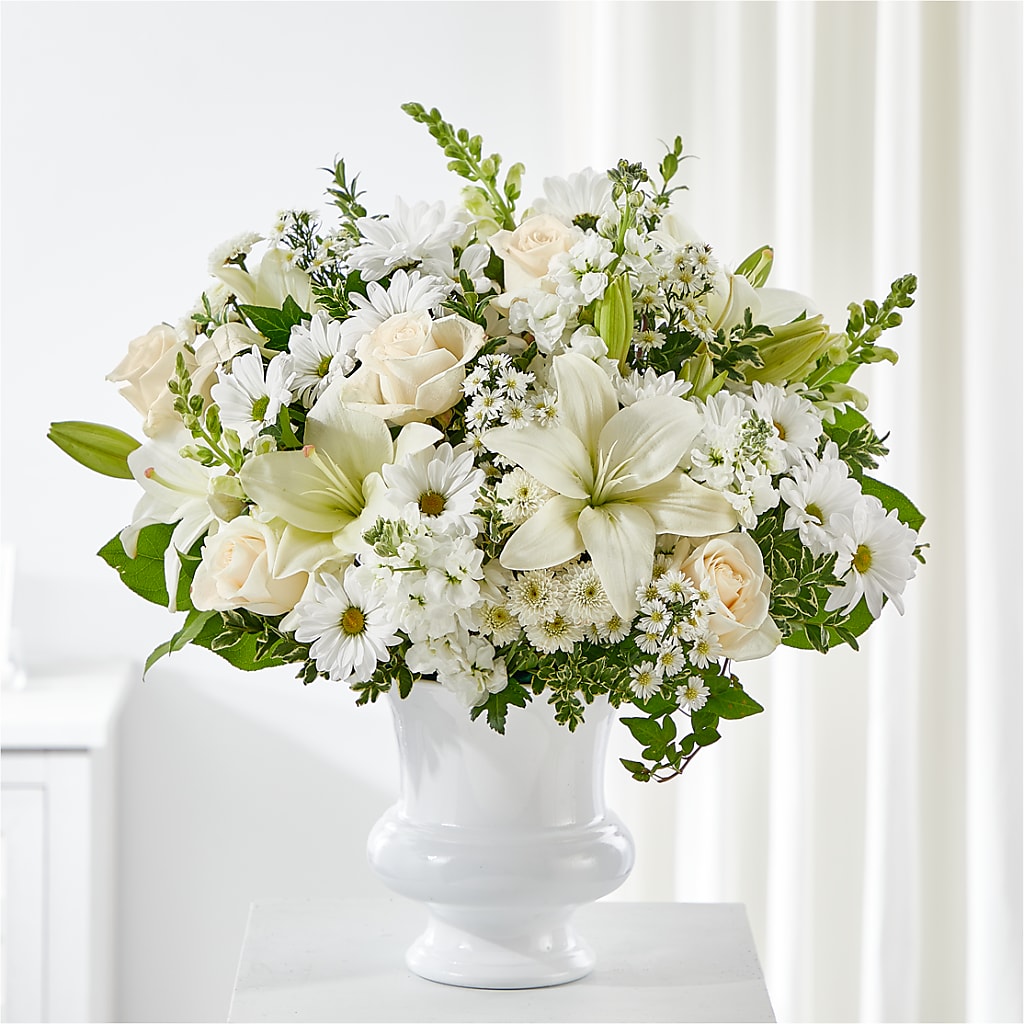 Uplifting Urn Arrangement – Petal Palace, Lamesa TX