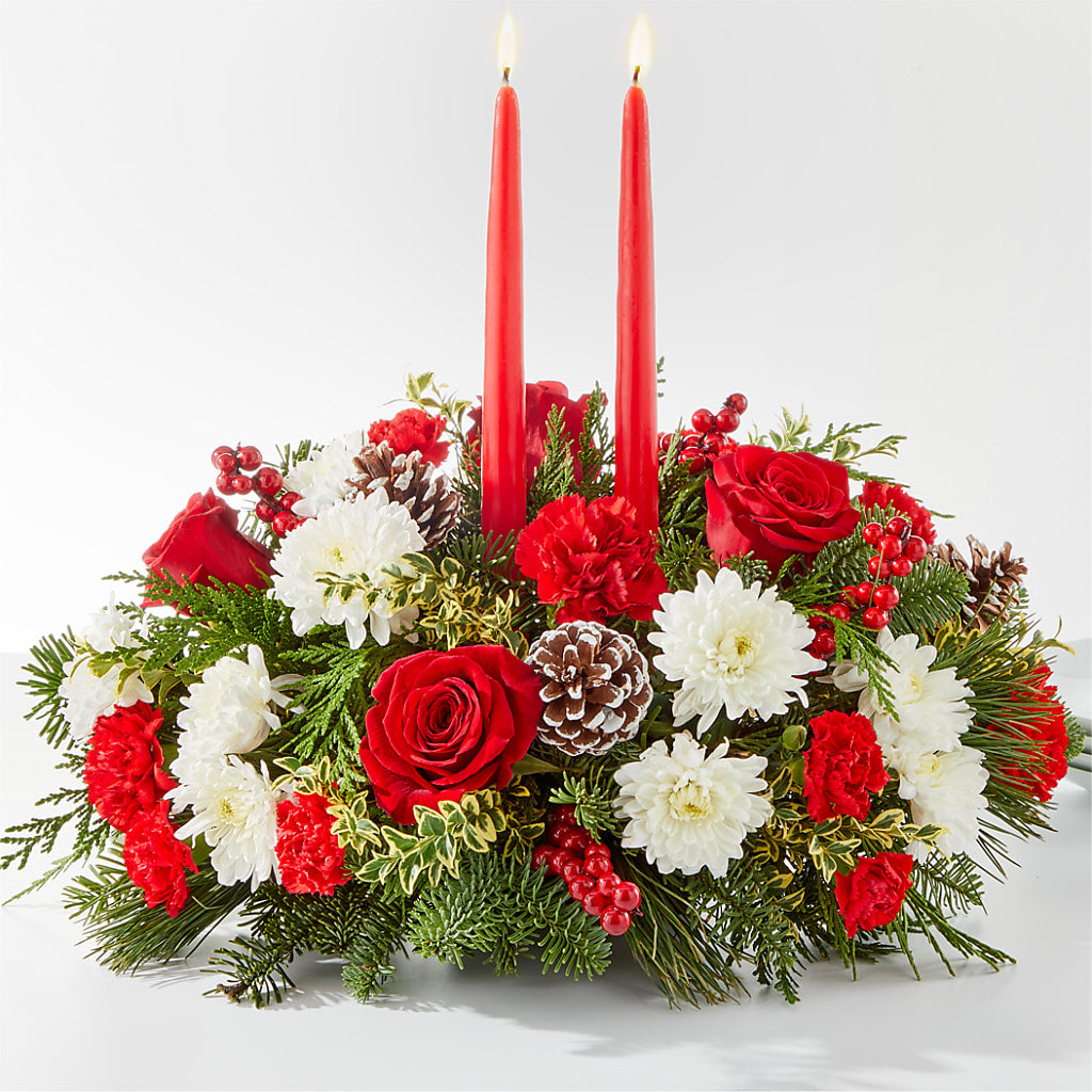 Holiday Soiree Centerpiece – Petal Palace, Lamesa TX