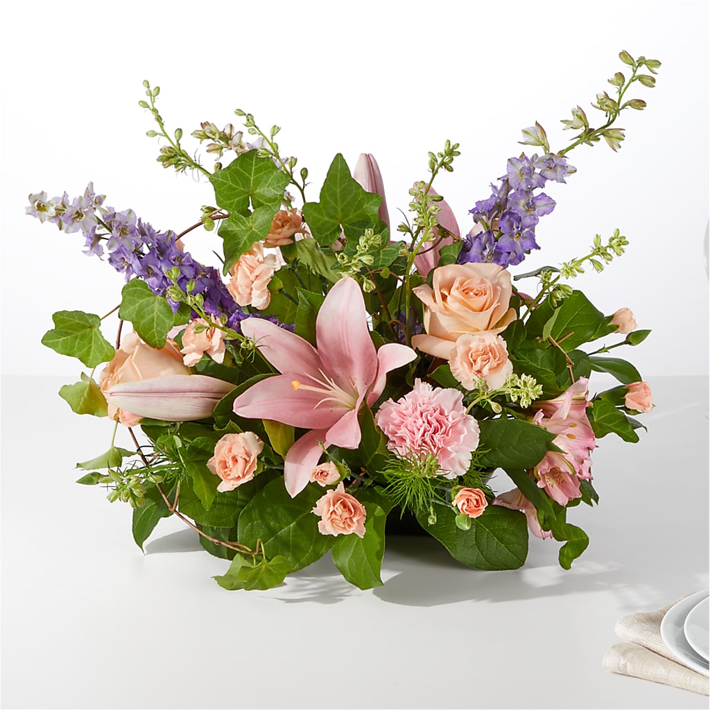 Blossom Time Centerpiece – Petal Palace, Lamesa TX