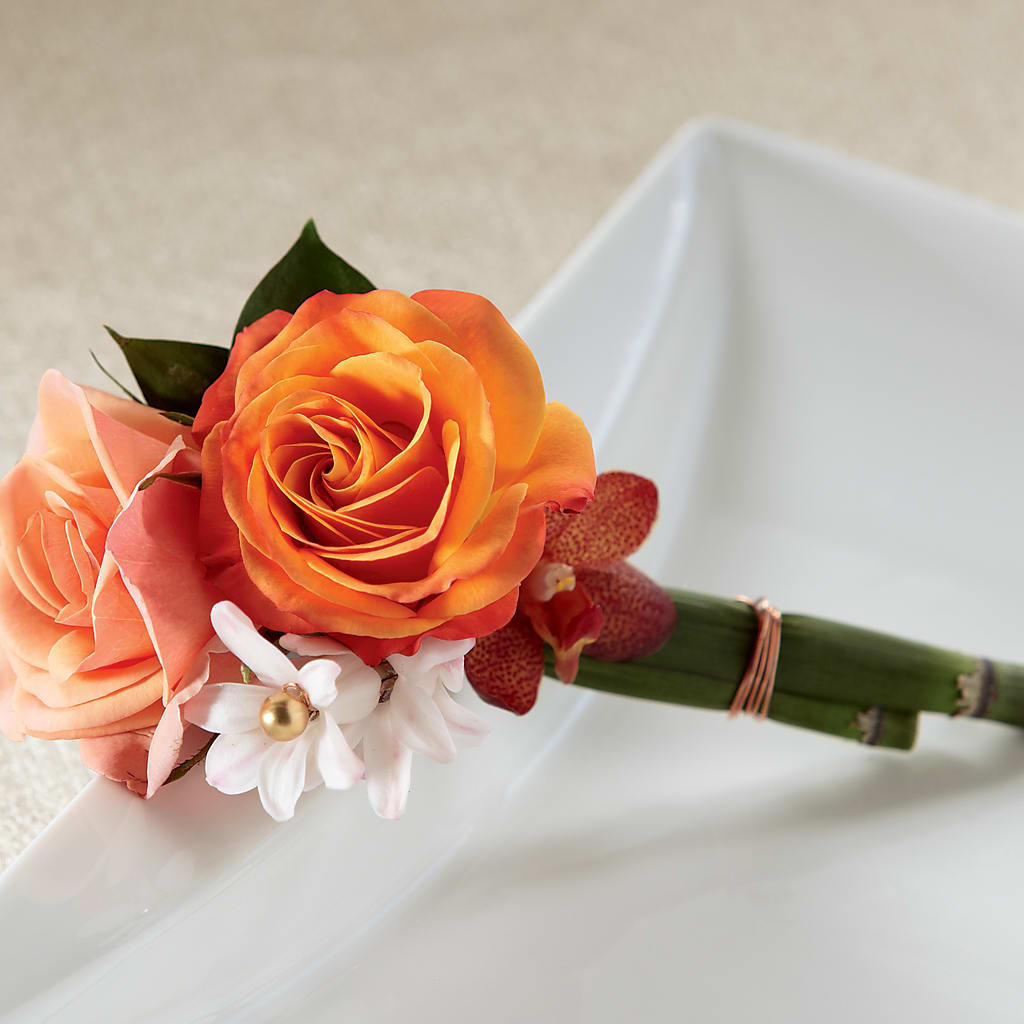 Sunset Dream Boutonniere – Petal Palace, Lamesa TX