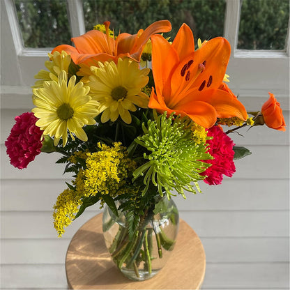 Bold & Bright – A Florist Original –  Petal Palace, Lamesa TX