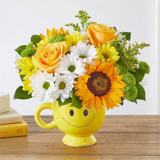 Be Happy Bouquet –  Petal Palace, Lamesa TX
