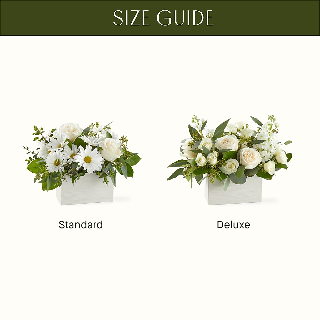 Fresh Linen Box Bouquet –  Petal Palace, Lamesa TX
