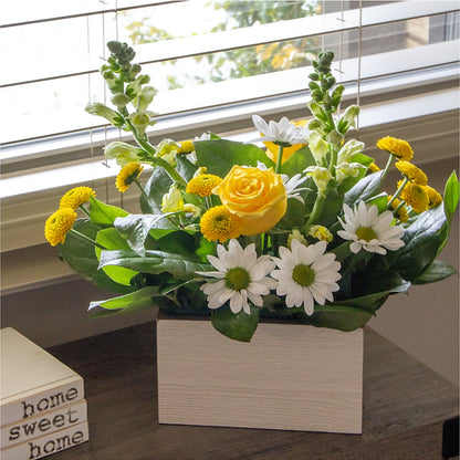 Sun Salutation Box Bouquet –  Petal Palace, Lamesa TX