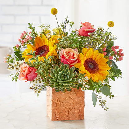 Sunflower Season Bouquet –  Petal Palace, Lamesa TX