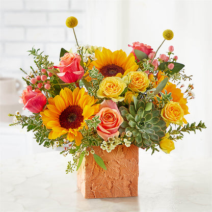 Sunflower Season Bouquet –  Petal Palace, Lamesa TX