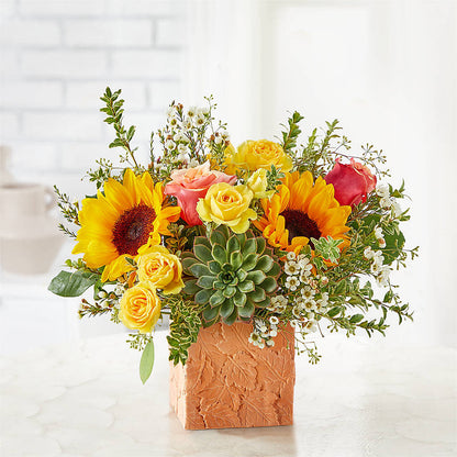 Sunflower Season Bouquet –  Petal Palace, Lamesa TX