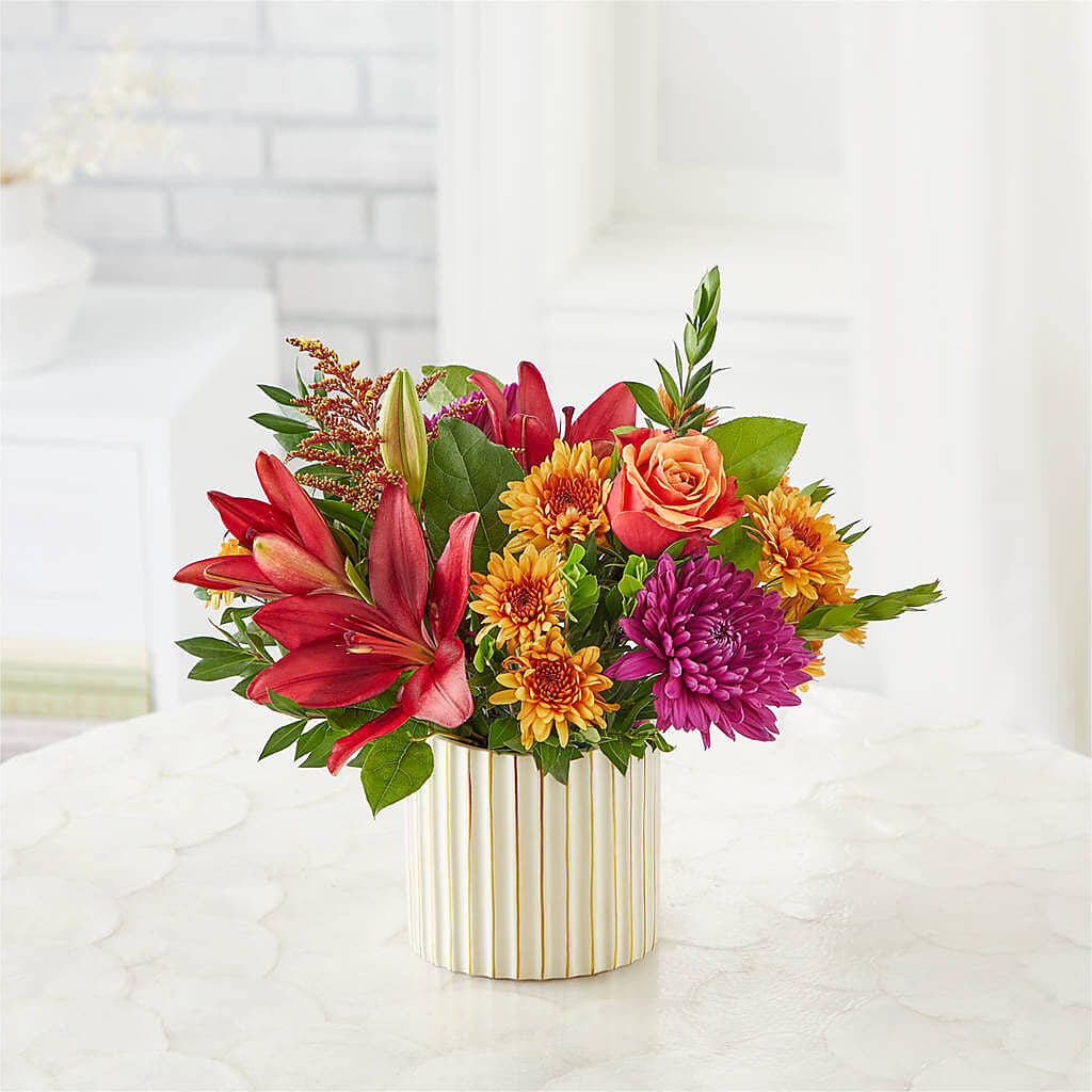 Burgundy Landscape Bouquet –  Petal Palace, Lamesa TX