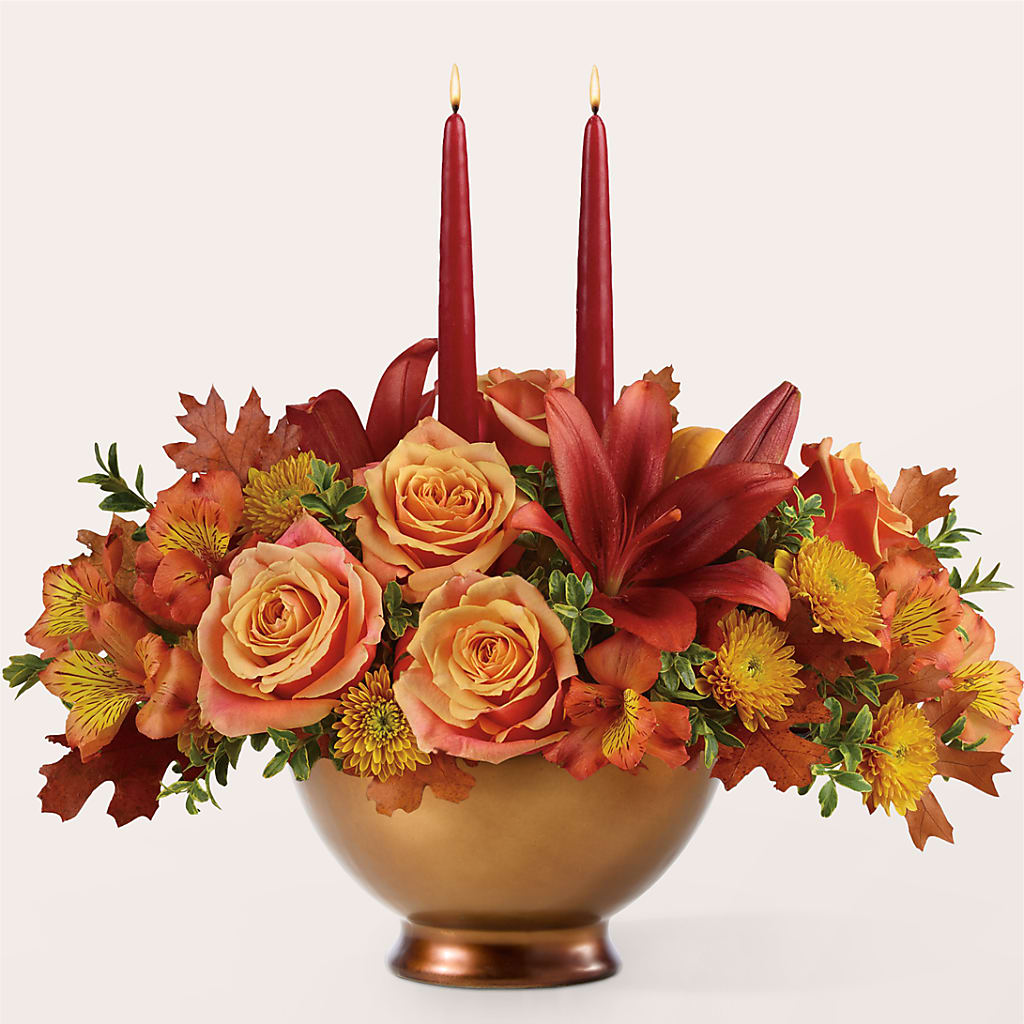 Harvest Table Centerpiece –  Petal Palace, Lamesa TX