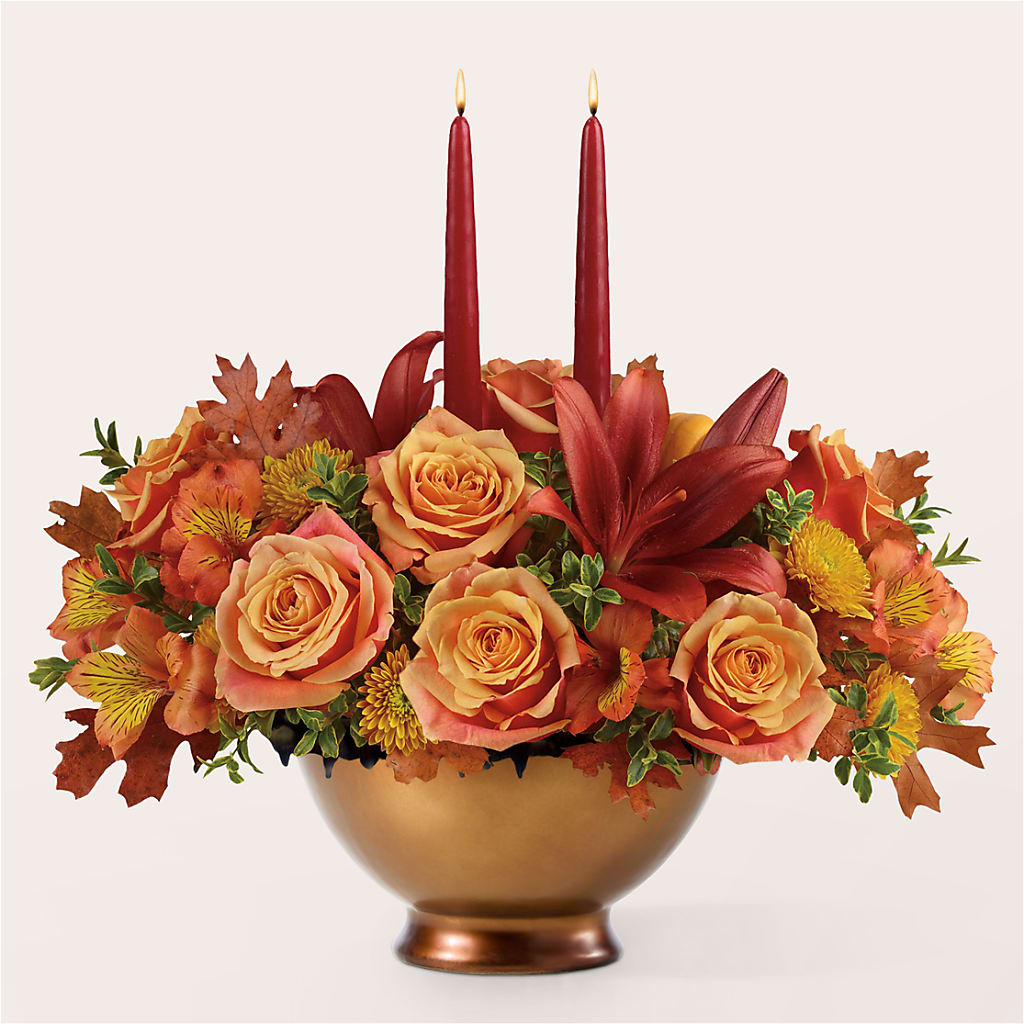 Harvest Table Centerpiece –  Petal Palace, Lamesa TX
