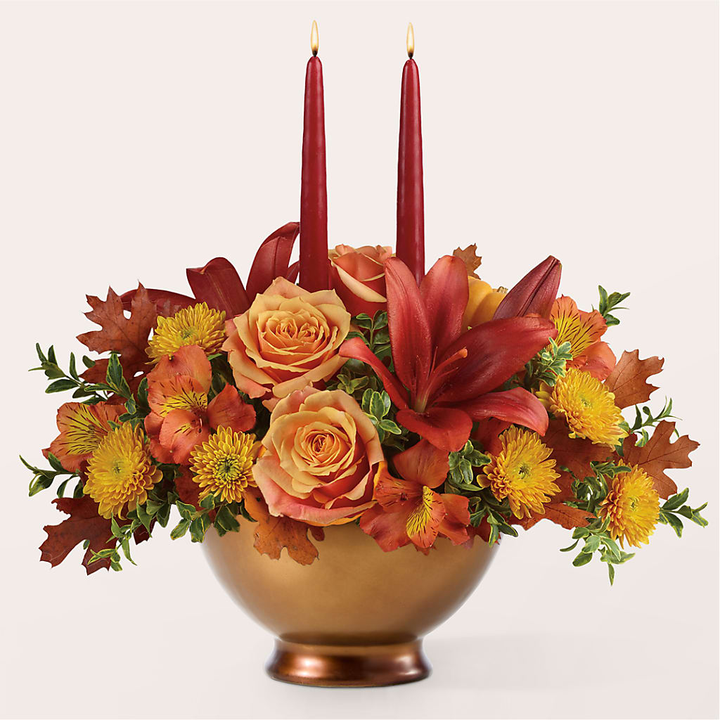 Harvest Table Centerpiece –  Petal Palace, Lamesa TX