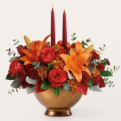 Fruits of Fall Centerpiece –  Petal Palace, Lamesa TX