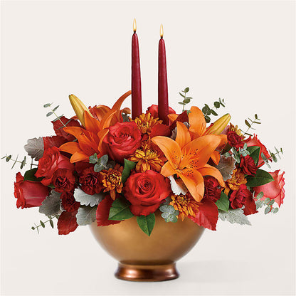 Fruits of Fall Centerpiece –  Petal Palace, Lamesa TX