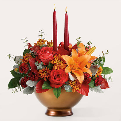 Fruits of Fall Centerpiece –  Petal Palace, Lamesa TX