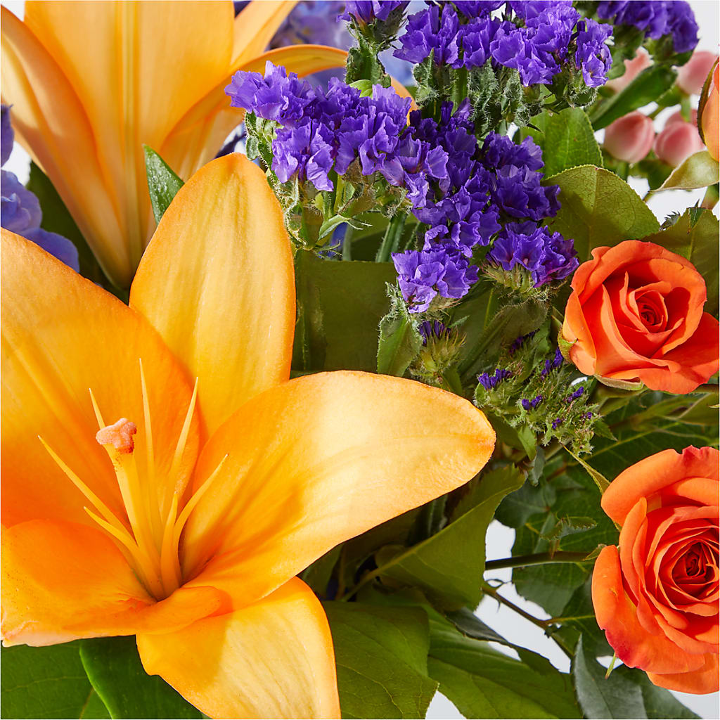 Radiant Citrus Bouquet –  Petal Palace, Lamesa TX