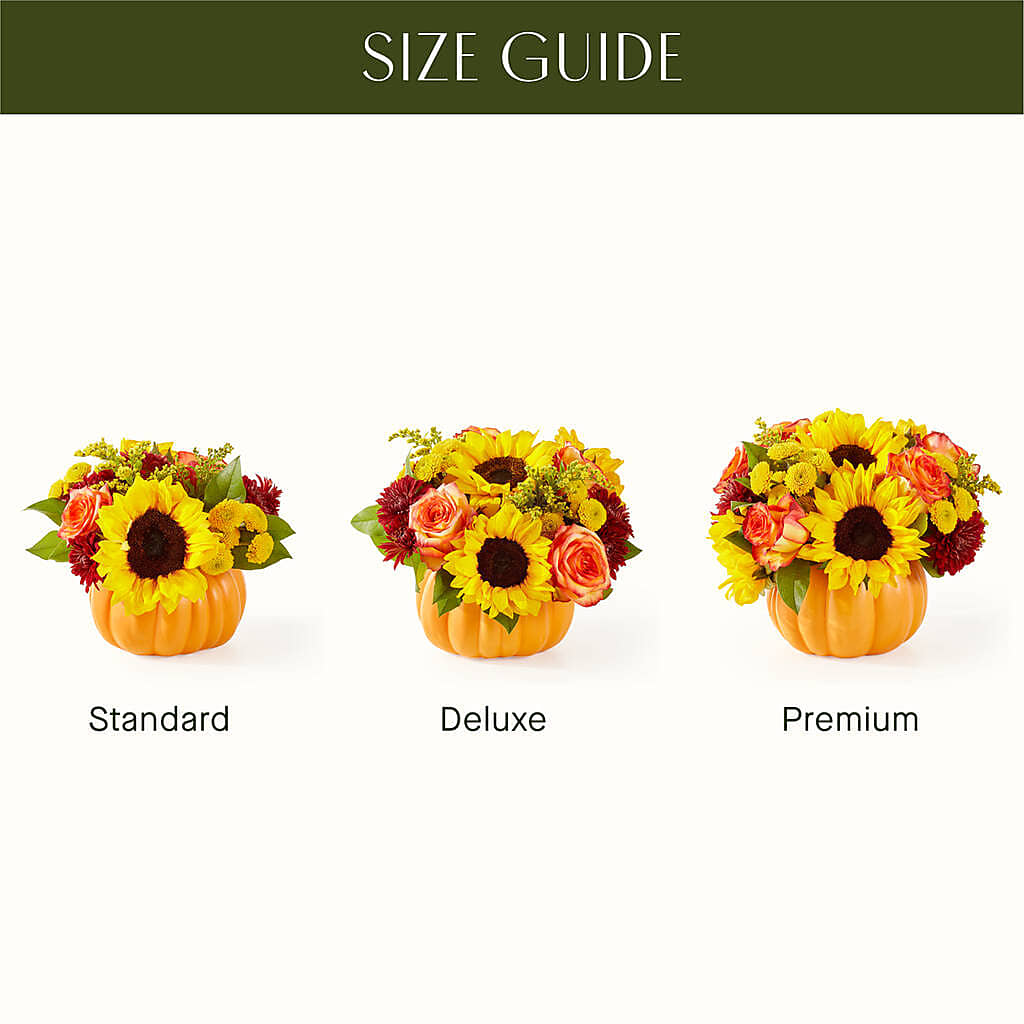 Golden Gourd Pumpkin Bouquet –  Petal Palace, Lamesa TX