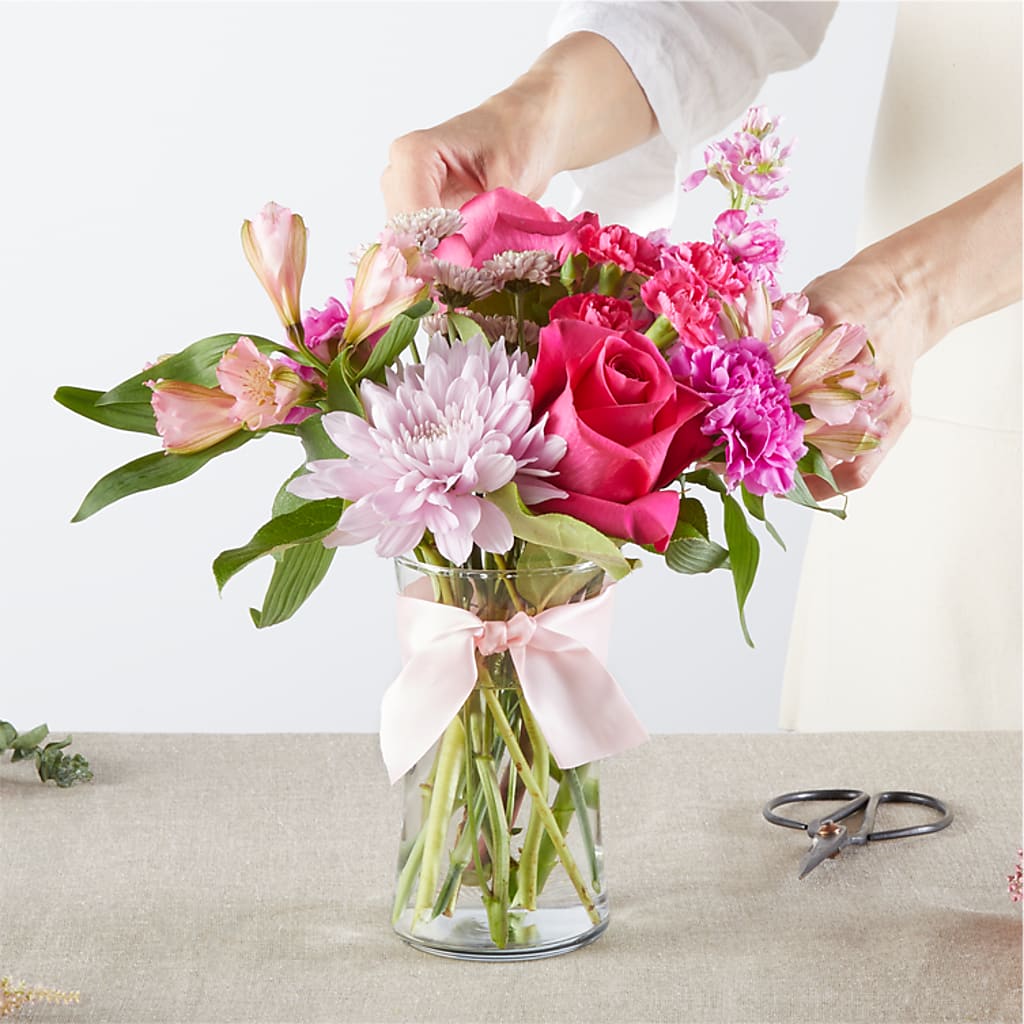 Pink Ribbon - A Florist Original –  Petal Palace, Lamesa TX