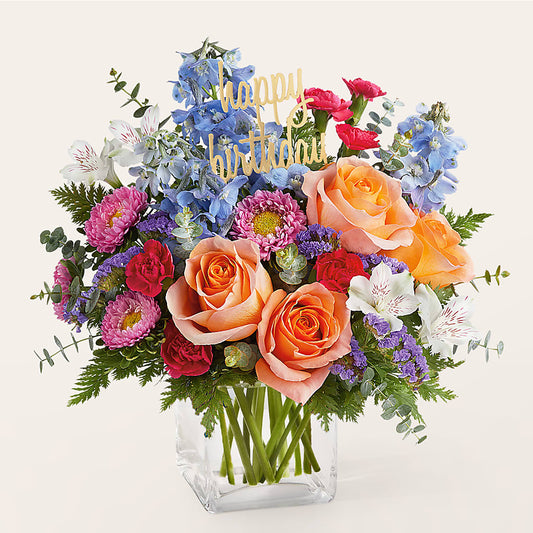 Birthday Bash Bouquet –  Petal Palace, Lamesa TX