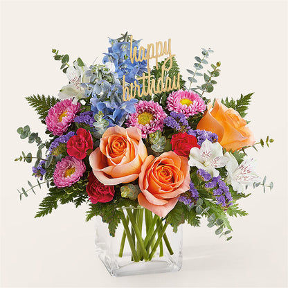 Birthday Bash Bouquet –  Petal Palace, Lamesa TX